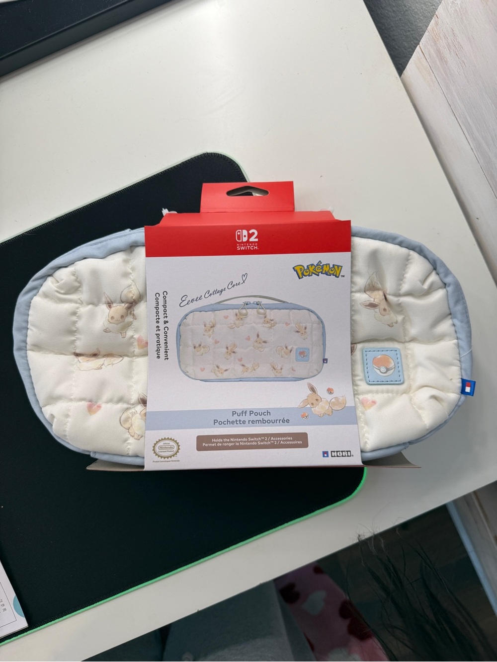 Switch 2 Accessory: Case - HORI Puff Pouch Eevee: Officially Licensed BRAND NEW